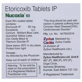 Nucoxia 60 Tablet 15's, Pack of 15 TABLETS