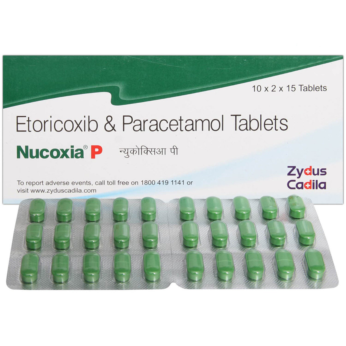 Nucoxia P Tablet 15's, Pack of 15 TABLETS Nucoxia P Tablet 15's, Pack of 15 TABLETS