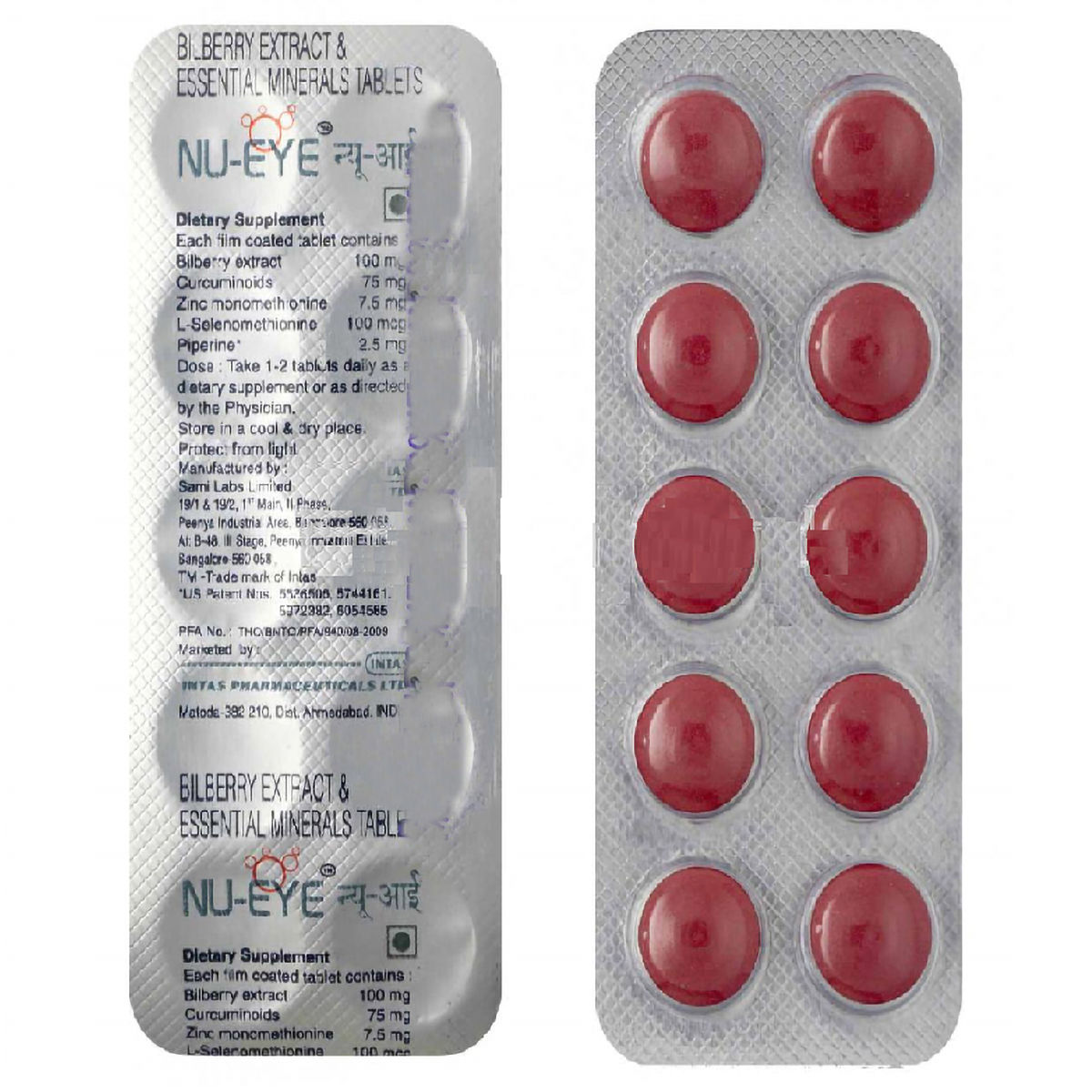 Buy Nu-Eye Tablet 10's Online