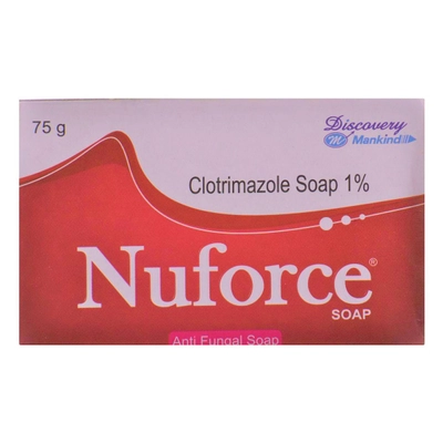 Nuforce Soap 75 gm | Clotrimazole | Antifungal Soap, Pack of 1