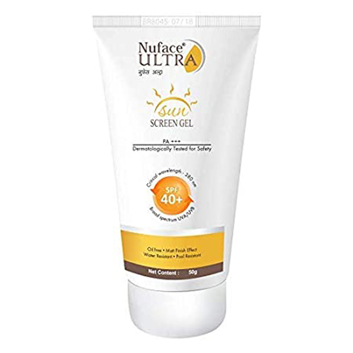 Buy Nuface Ultra Sunscreen Gel, 50 gm Online