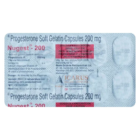 Nugest 200 mg Tablet 10's