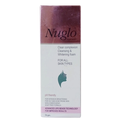 Nuglo Cleansing Facewash 70gm, Pack of 1 Liquid