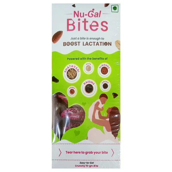 Nugal Bites Boost Lactation Crunchy Bite, 15 gm