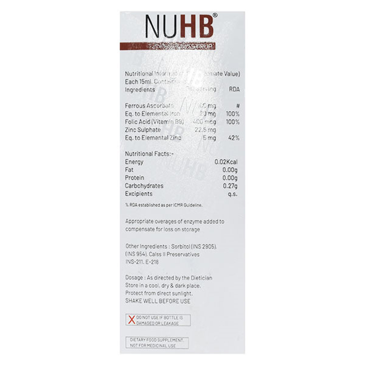 Nuhb Syrup 200 ml, Pack of 1 Nuhb Syrup 200 ml, Pack of 1