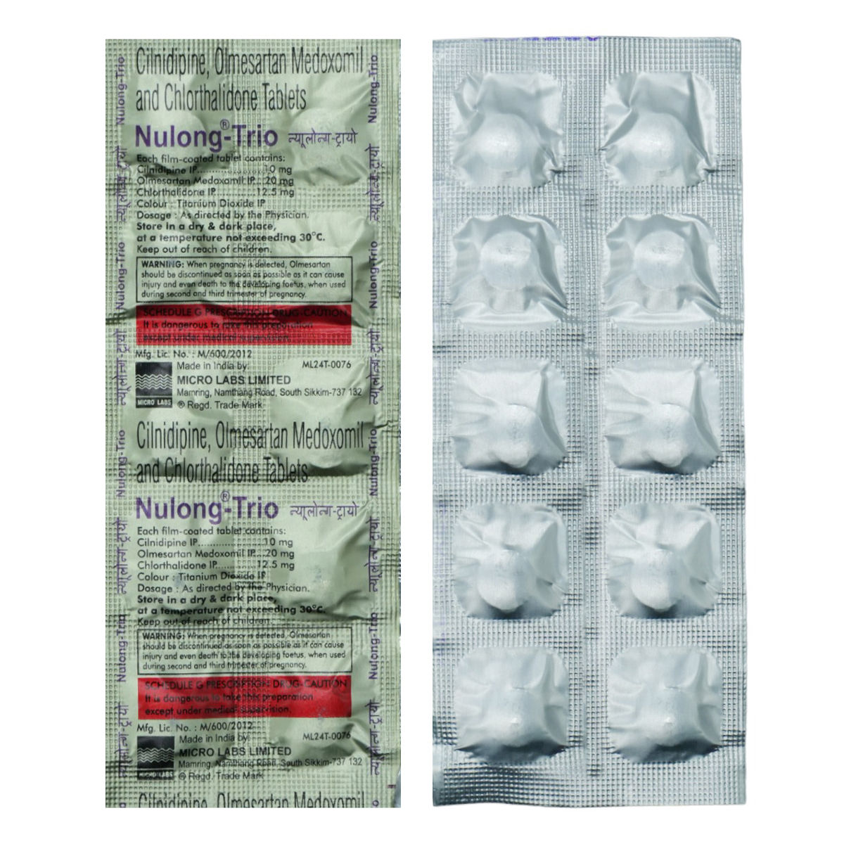 Buy Nulong-Trio Tablet 10's Online