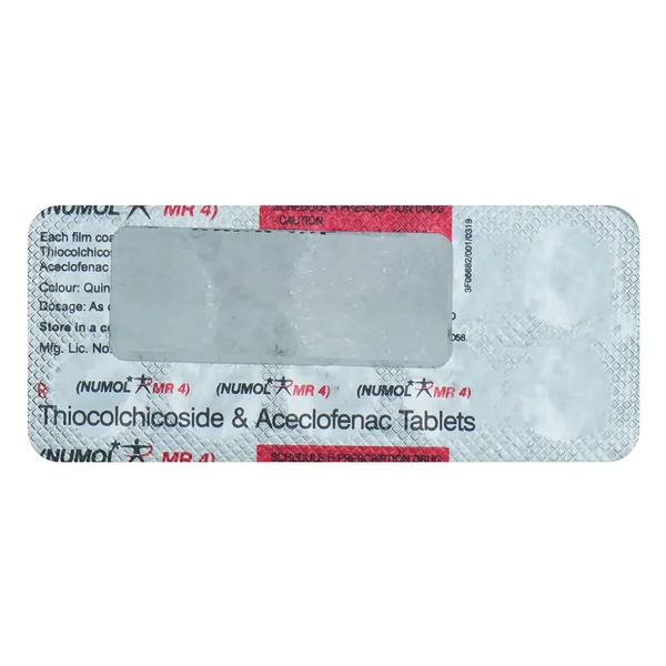 Numol MR 4 Tablet 10's, Pack of 10 TABLETS