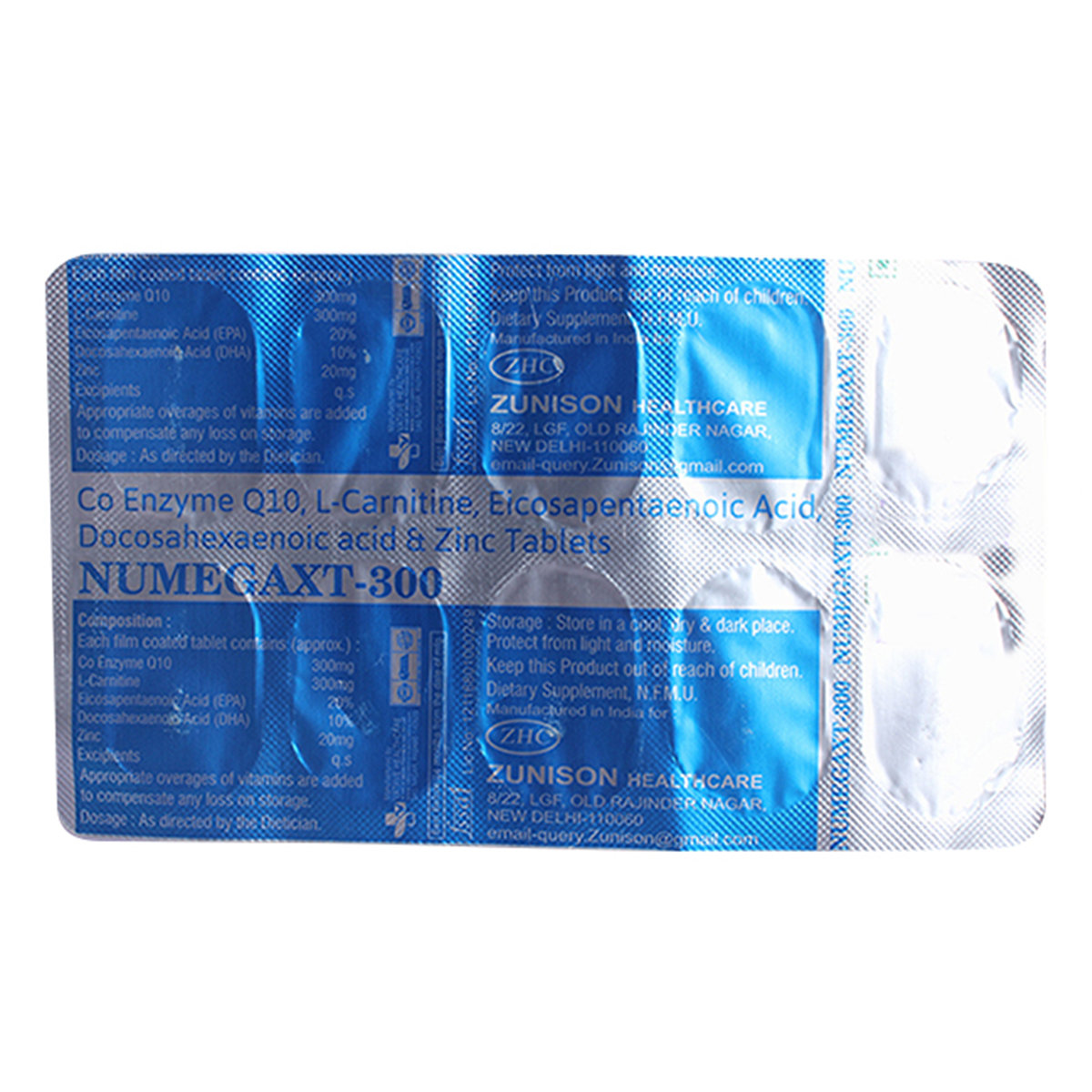 Numegaxt-300mg Tab 10's, Pack of 10 Numegaxt-300mg Tab 10's, Pack of 10