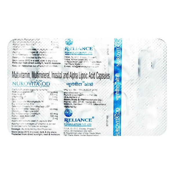 Nurovita OD Capsule 10's