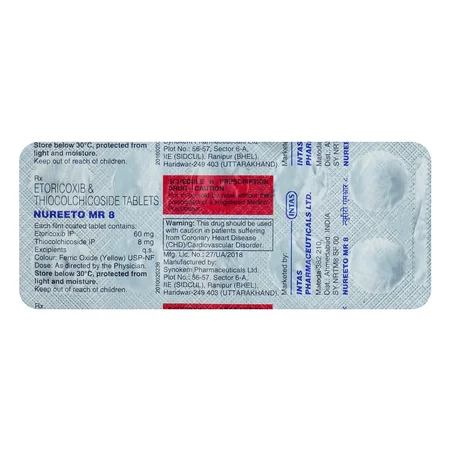 Nureeto-Mr 8mg Tablet 10's