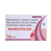 Nurivita-D3 Tablet 10's, Pack of 10