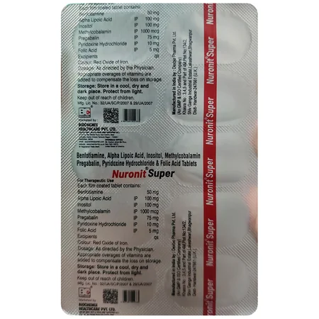 Nuronit Super Tablet 10's