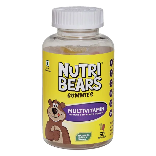 Nutribears Multivitamins, 30 Gummies, Pack of 1