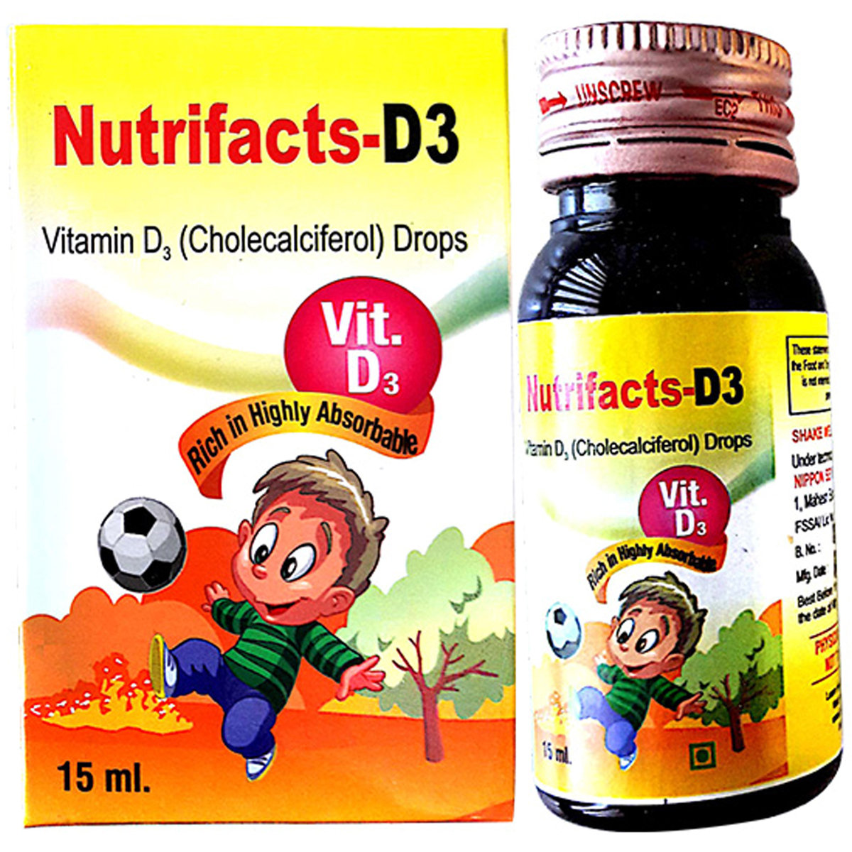 Nutrifacts D3 Drops 30 ml, Pack of 1 Nutrifacts D3 Drops 30 ml, Pack of 1