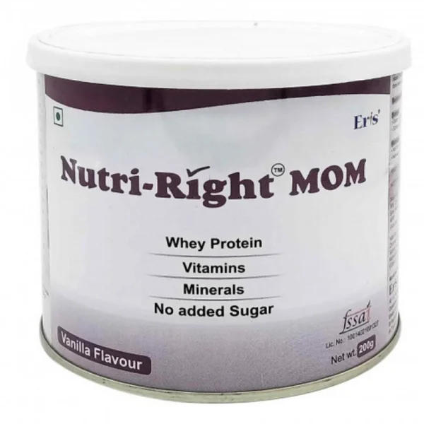 NutriRight-Mom Vanilla Powder 200 gm, Pack of 1