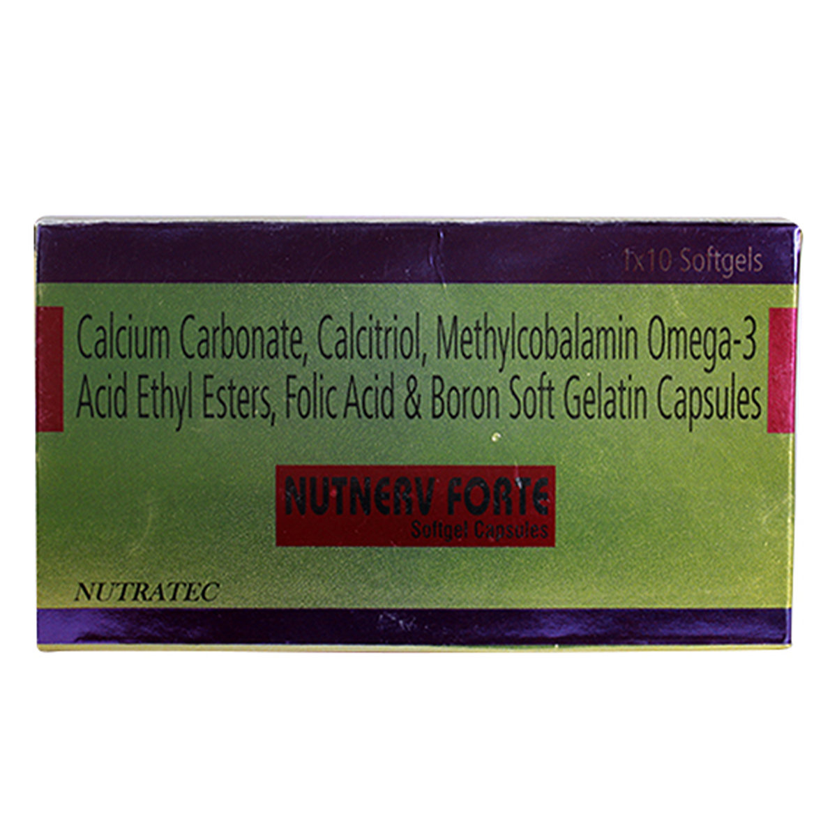 Nutnerv Forte Softgel Capsule 10's Nutnerv Forte Softgel Capsule 10's