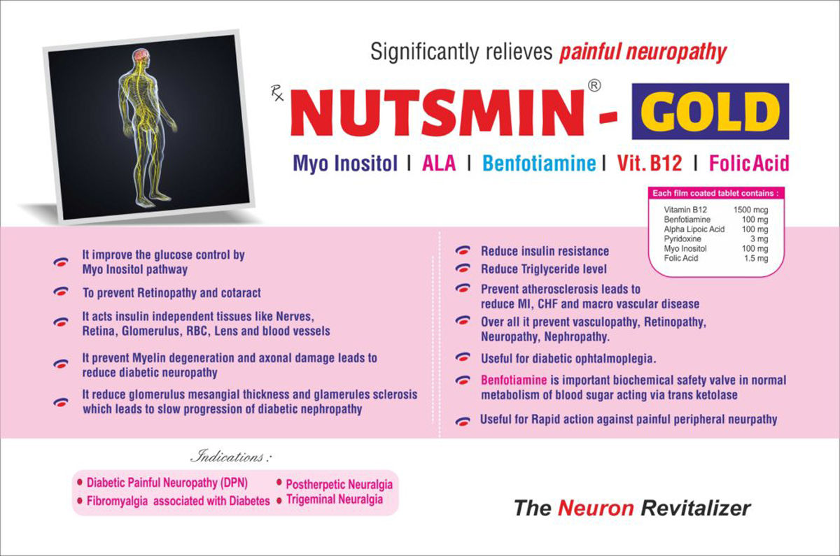 Buy Nutsmin-Gold Tablet 10's Online