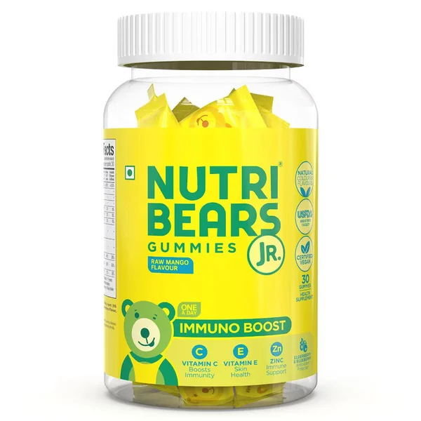 NUTRI BEARS IMMUNO BOOST RAW MANGO FLAV GUMMIES 30'S