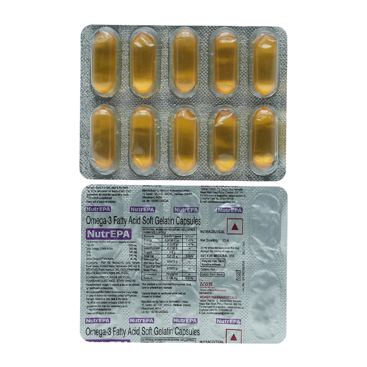 Nutrepa Softgel Capsule 10's, Pack of 10 Nutrepa Softgel Capsule 10's, Pack of 10