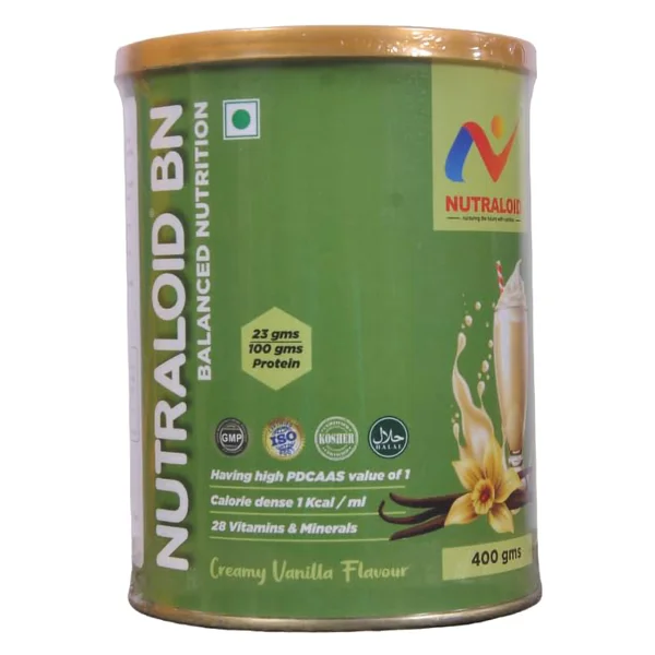 Nutraloid BN Creamy Vanilla Powder 400 gm, Pack of 1