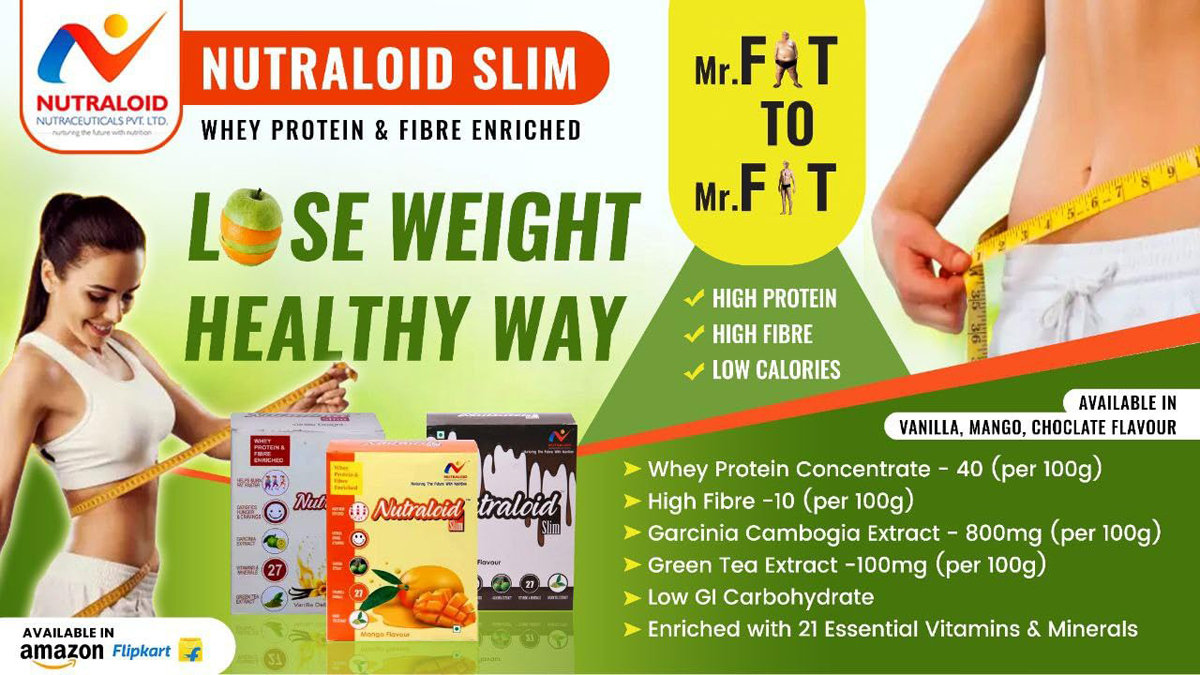 Nutraloid Slim Vanilla Powder 385 gm, Pack of 1 Nutraloid Slim Vanilla Powder 385 gm, Pack of 1