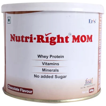Nutri Right Mom Choco Flavour Powder, 200 gm