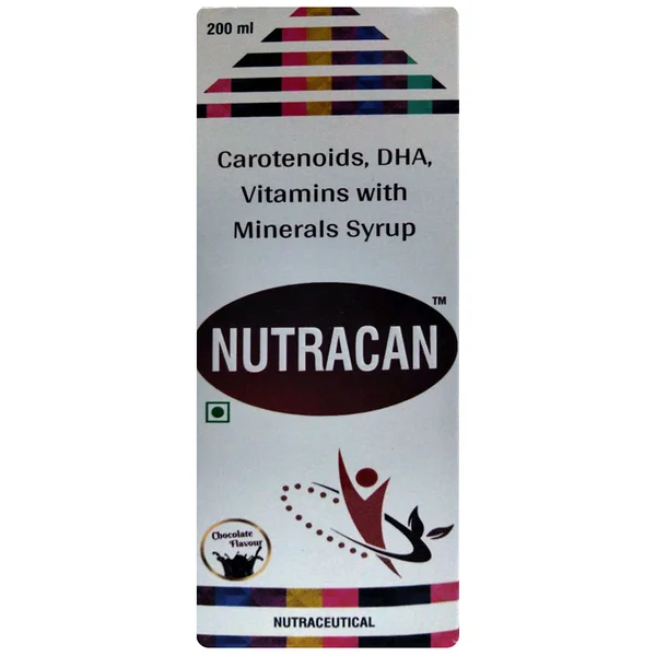 Nutracan Chocolate Flavour Syrup 200 ml, Pack of 1