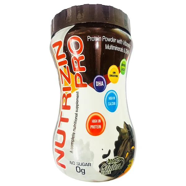 Nutrizin Pro Chocolate Flavour Protein Powder 200 gm, Pack of 1