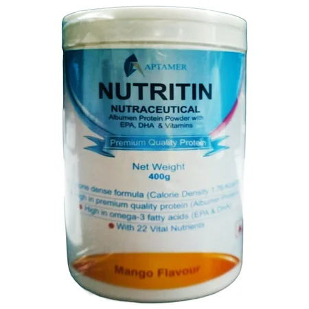 Nutritin Mango Flavour Protein Powder, 400 gm
