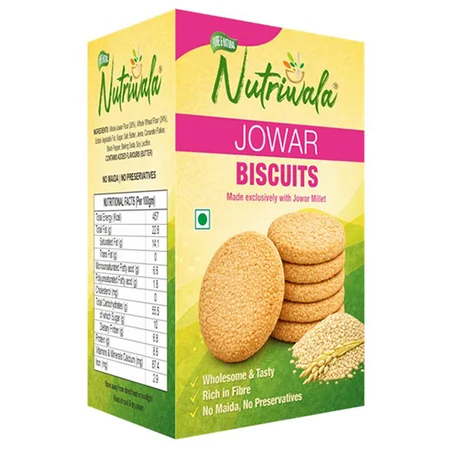 Nutriwala Jowar Biscuits, 100 gm