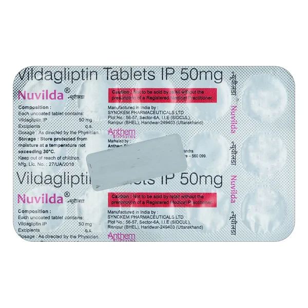 Nuvilda 50mg Tablet 15's