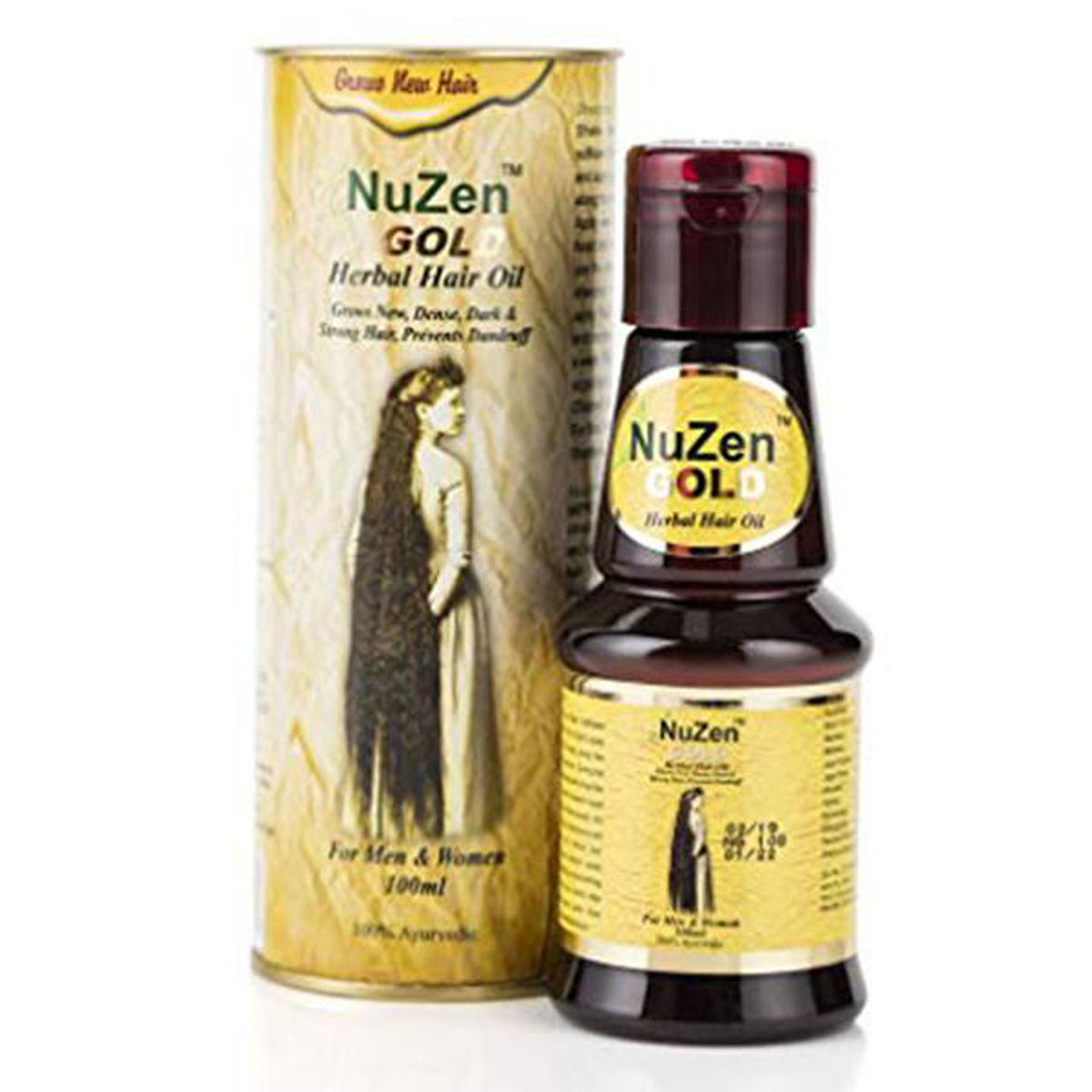 NuZen Gold Herbal Hair Oil 250ML  NuZenHerbal