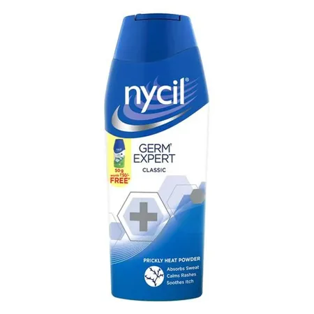 Nycil Germ Expert Cool Classic Prickly Heat Powder, 150 gm