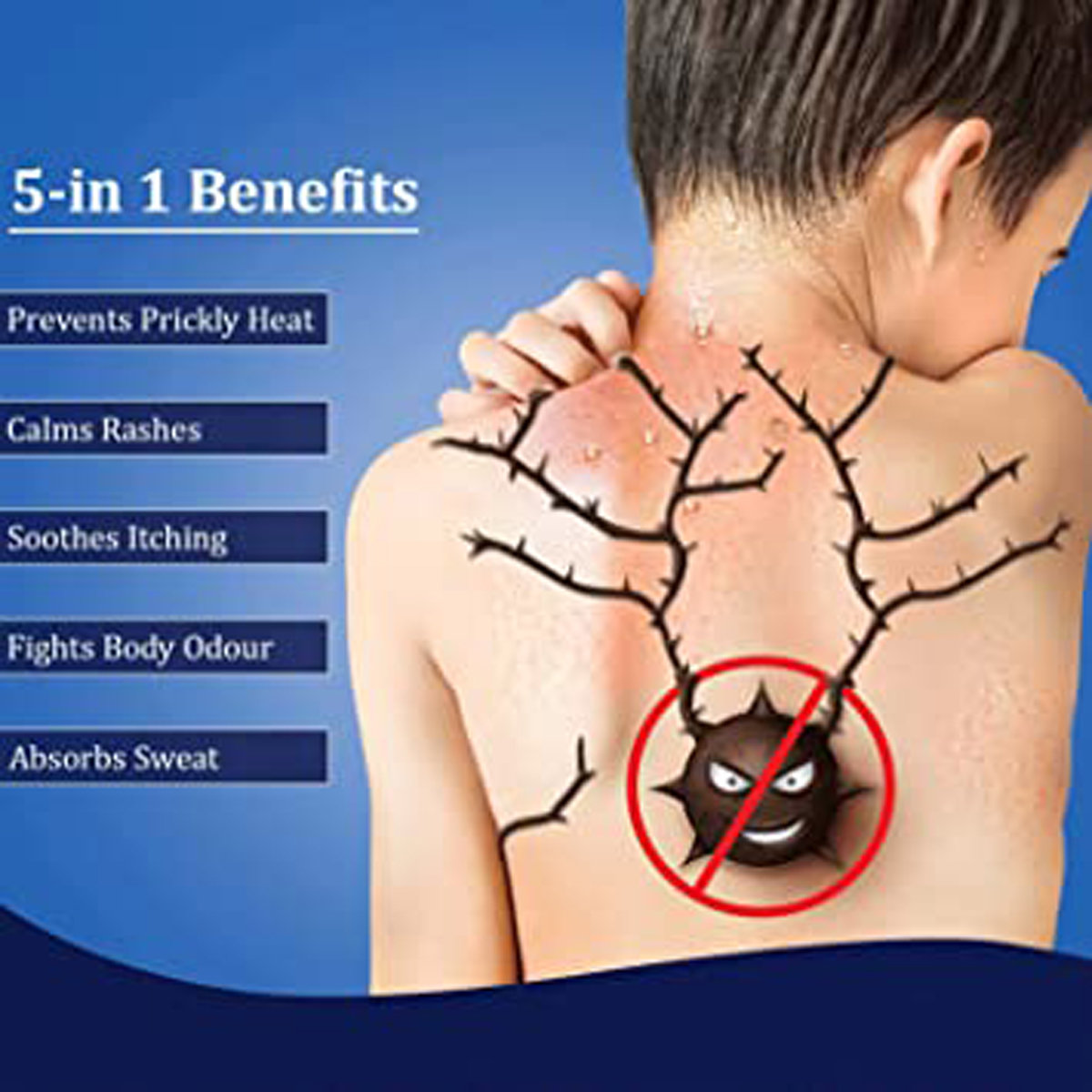 Nycil Germ Expert Cool Aloe Prickly Heat Powder 150 gm | Relieves Prickley Heat, Rashes, Itching | Fights Body Odour & Absorbs Sweat, Pack of 1 Nycil Germ Expert Cool Aloe Prickly Heat Powder 150 gm | Relieves Prickley Heat, Rashes, Itching | Fights Body Odour & Absorbs Sweat, Pack of 1