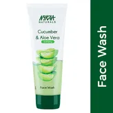 Nykaa Naturals Cucumber &amp; Aloe Face Wash,100 ml, Pack of 1