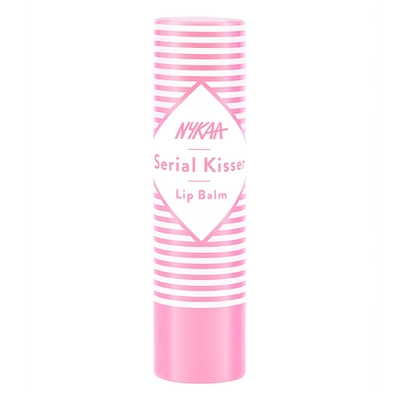 Nykaa Serial Kisser Strawberry Flavour Lip Balm, 4.5 gm, Pack of 1