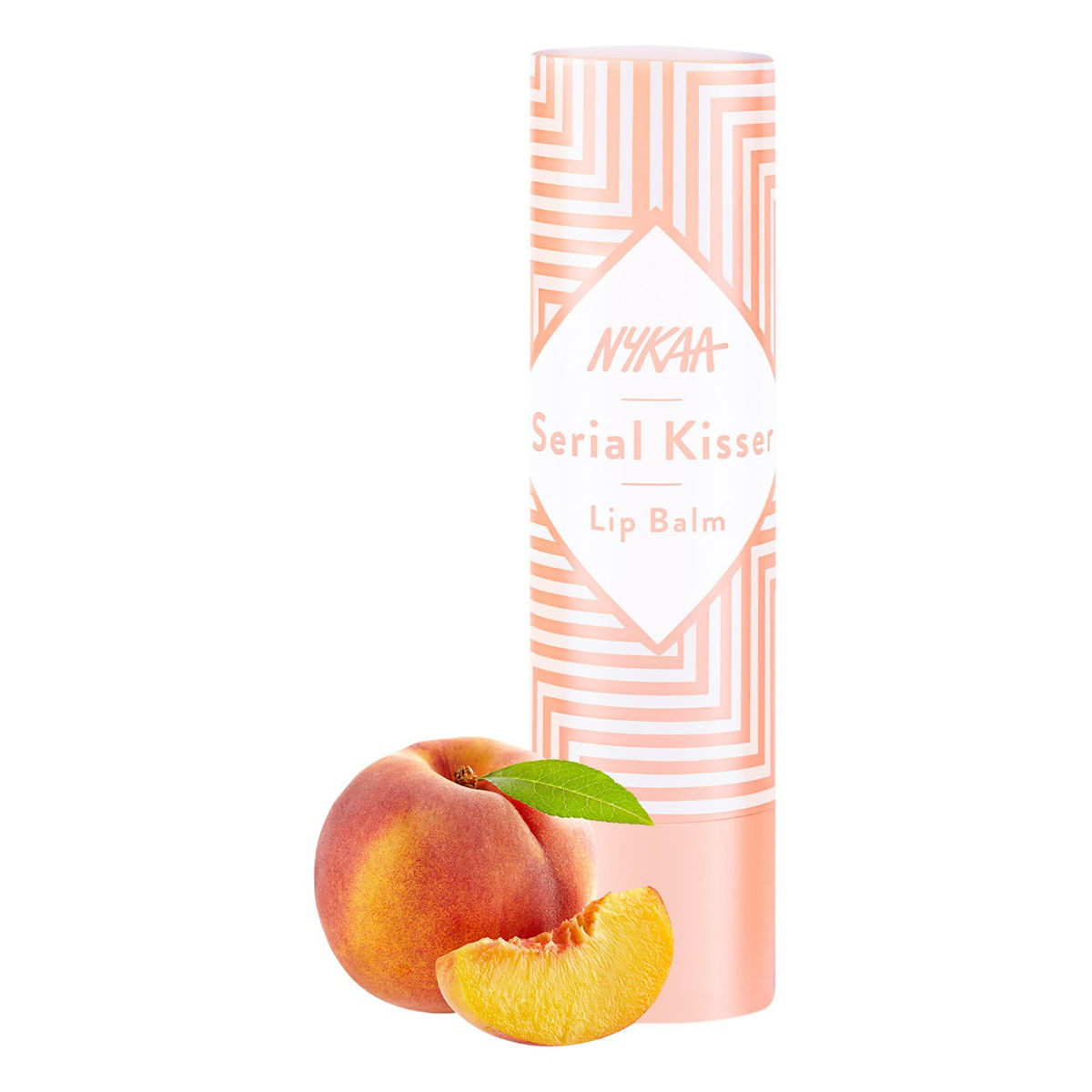Buy Nykaa Serial Kisser Peach Flavour Lip Balm, 4.5 gm Online