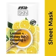 Nykaa Skin Secrets Lemon + Honey Sheet Mask for Glowing & Clear Skin, 20 ml