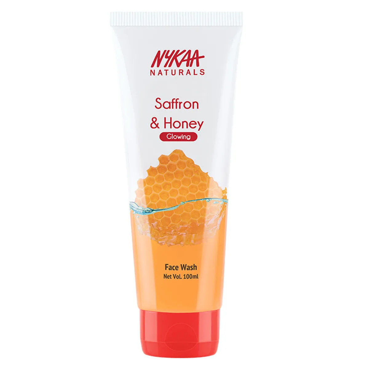 Nykaa Saffron Honey Face Wash 100 ml Saffron Honey Deep Cleansing  For Glowing Skin For Men Women For All Skin Type