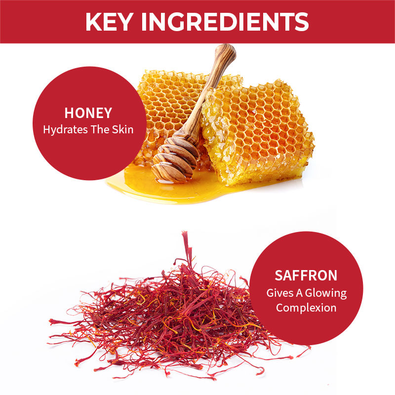 Nykaa Saffron & Honey Face Wash 100 ml | Saffron & Honey | Deep Cleansing | For Glowing Skin For Men & Women | For All Skin Type, Pack of 1 Nykaa Saffron & Honey Face Wash 100 ml | Saffron & Honey | Deep Cleansing | For Glowing Skin For Men & Women | For All Skin Type, Pack of 1