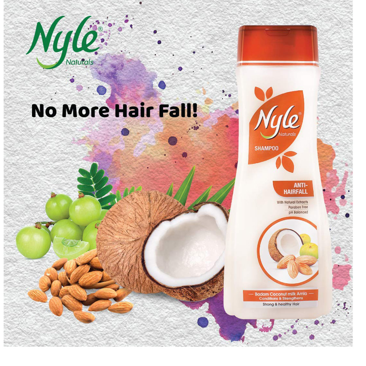 Nyle Anti-Hairfall Shampoo, 400 ml, Pack of 1 Nyle Anti-Hairfall Shampoo, 400 ml, Pack of 1