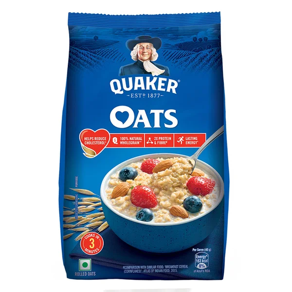 Quaker Oats, 400 gm Refill Pack, Pack of 1