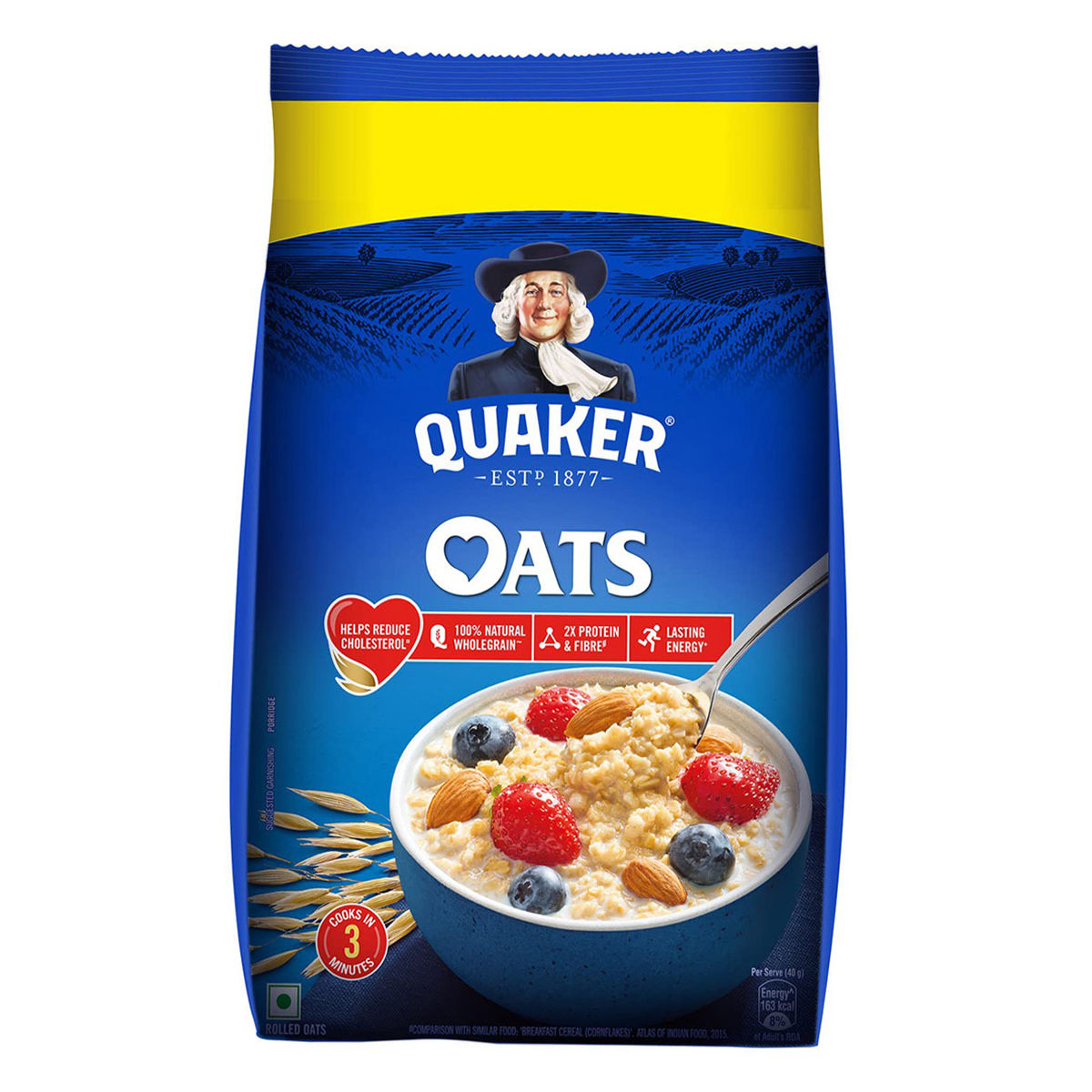 Quaker Oats, 1 kg Refill Pack | Uses, Benefits, Price | Apollo Pharmacy