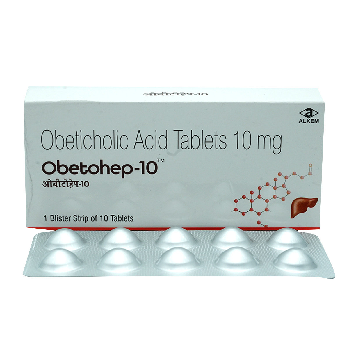 Obetohep-10 Tablet 10's, Pack of 10 TABLETS Obetohep-10 Tablet 10's, Pack of 10 TABLETS