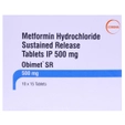 Obimet SR 500 mg Tablet 15's