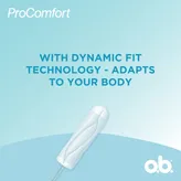 o.b. SilkTouch Pro Comfort Tampons Regular, 20 Count, Pack of 1
