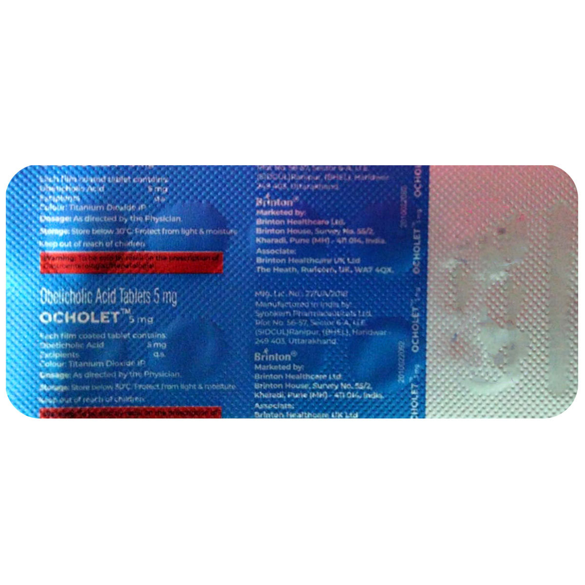 Ocholet 5 mg Tablet 10's, Pack of 10 TABLETS Ocholet 5 mg Tablet 10's, Pack of 10 TABLETS