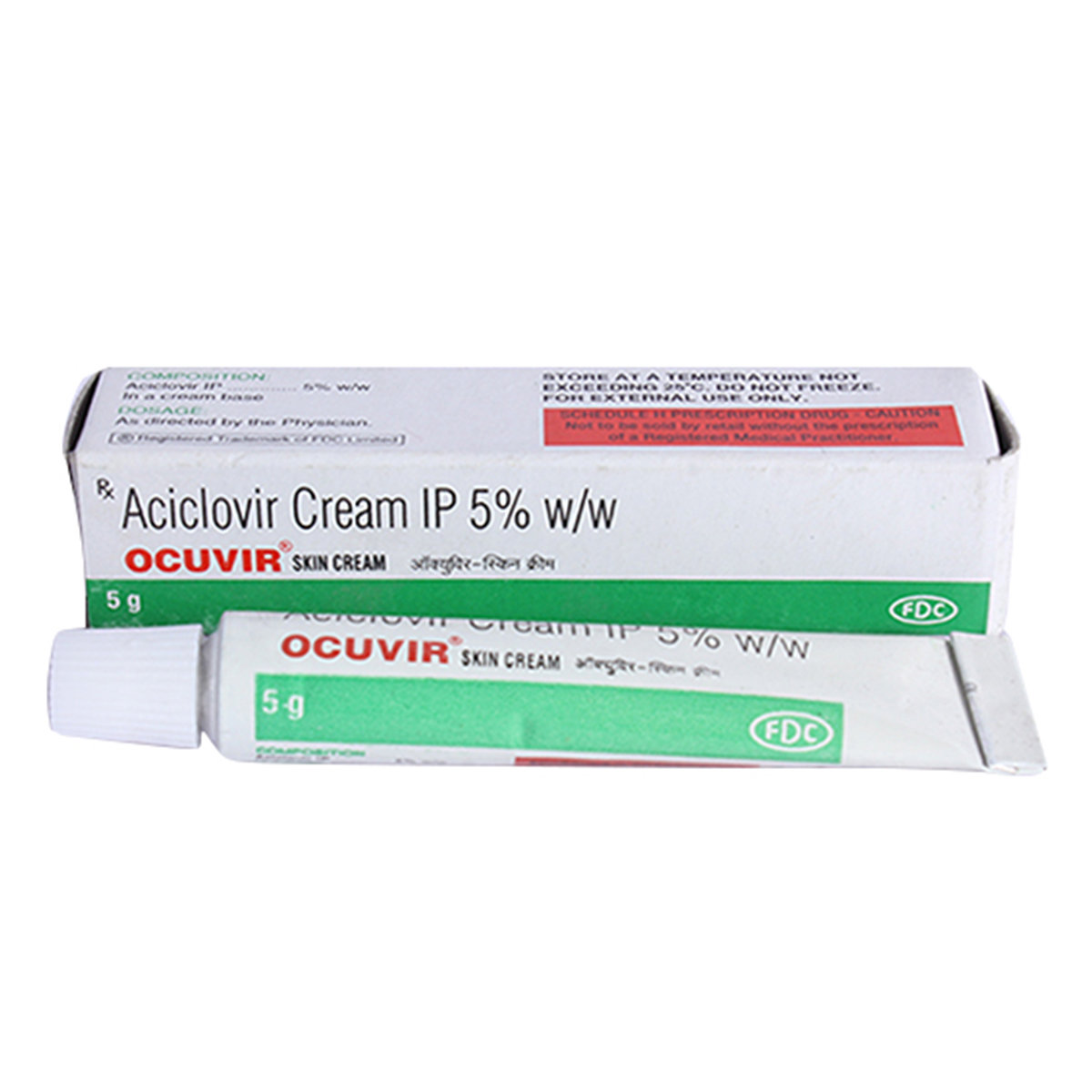 OCUVIR CREAM 5GM, Pack of 1 Ointment OCUVIR CREAM 5GM, Pack of 1 Ointment