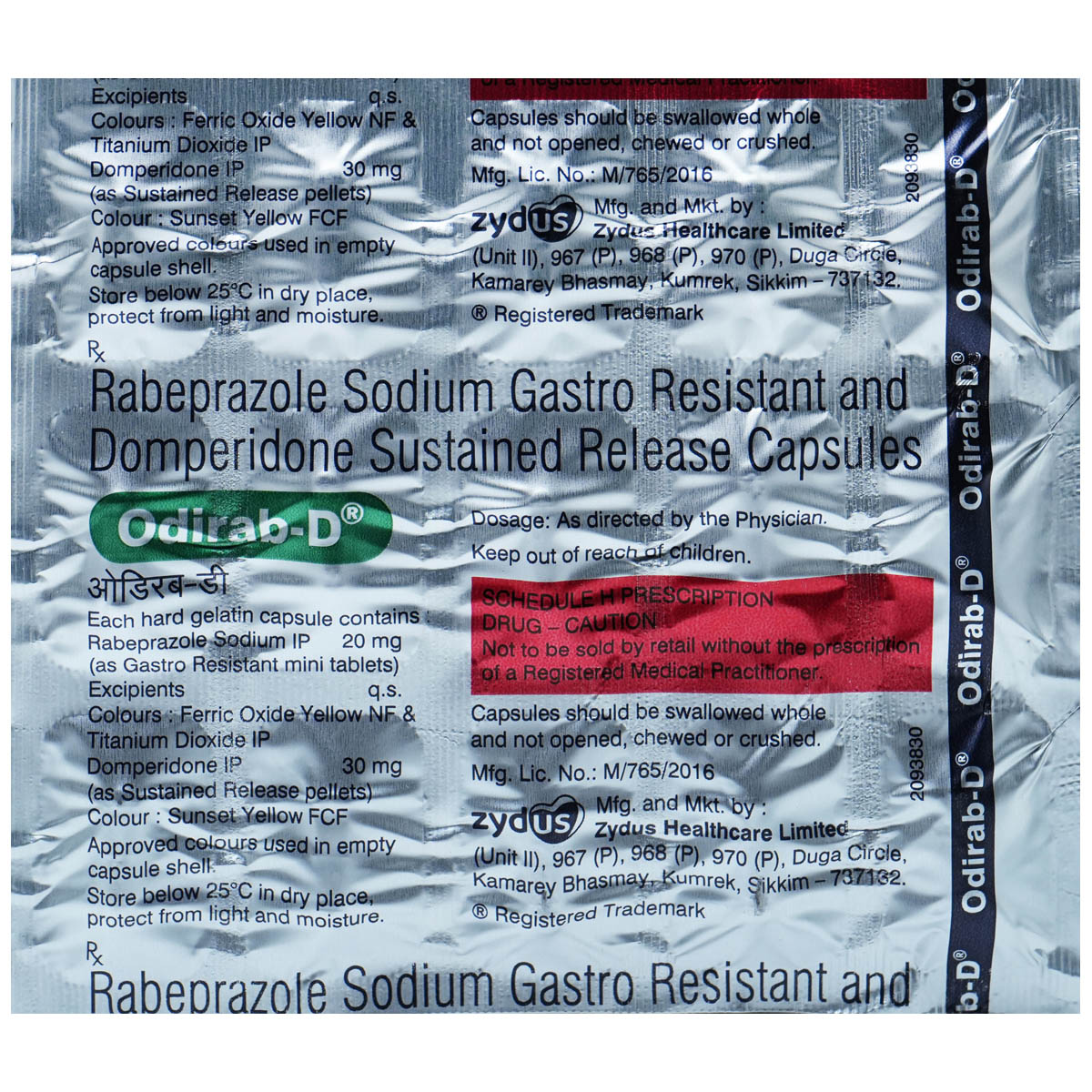 Buy Odirab-D Capsule 15's Online