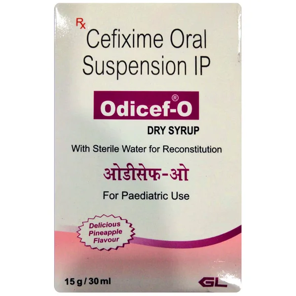 Odicef-O Pineapple Flavour Dry Syrup 30 ml